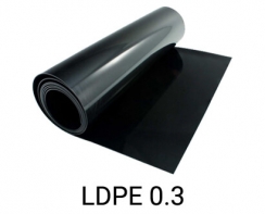 Геомембрана LDPE (ПВД) толщиной 0.3 мм